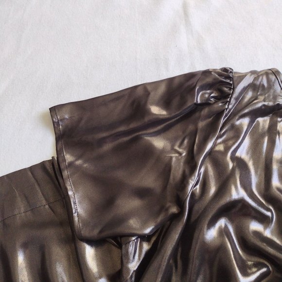 Anthropologie Somerset Maxi Dress Shine Edition 2X NEW Plus Size Metallic Maxi - Picture 5 of 11